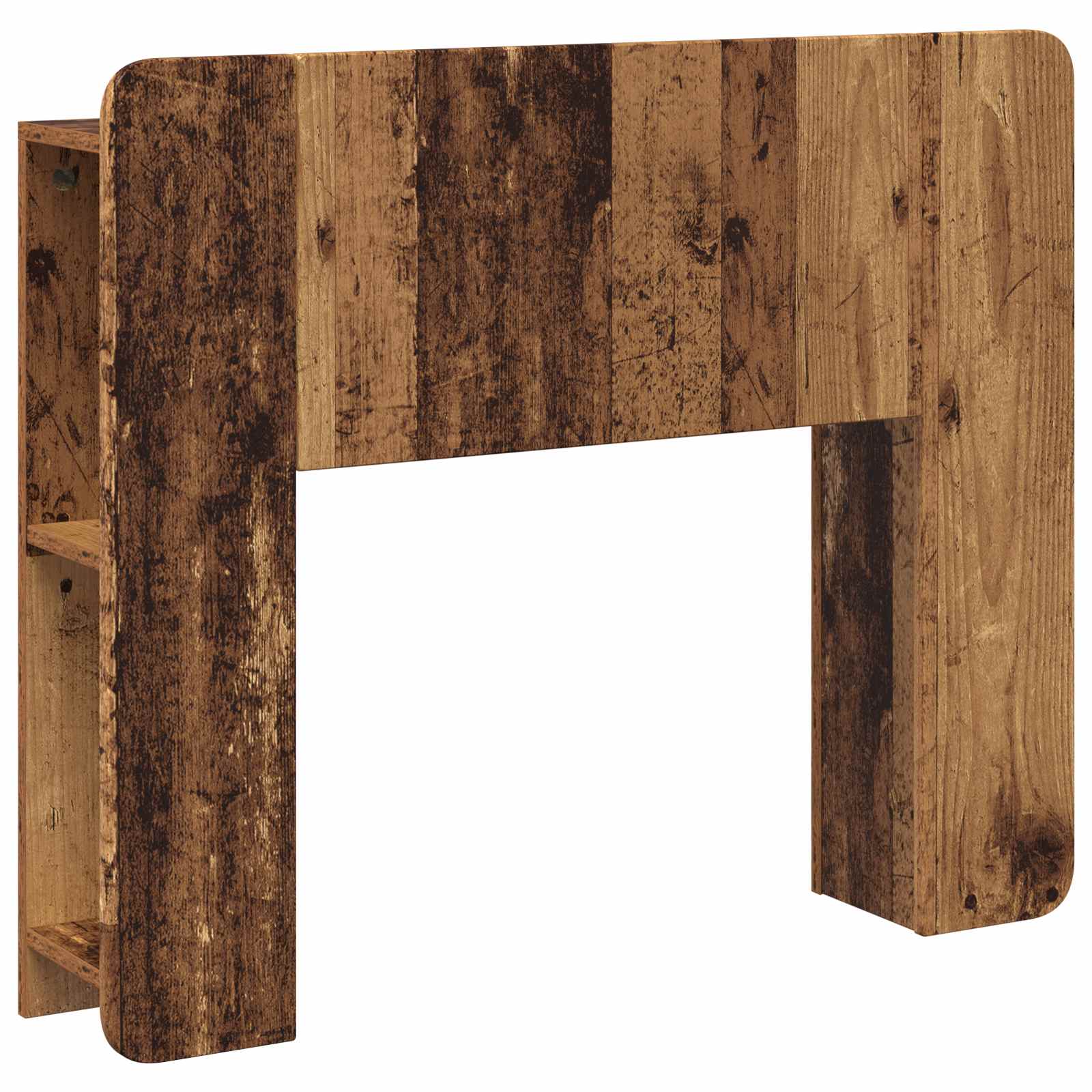 vidaXL Headboard Cabinet with Storage Old Wood Engineered Wood 2