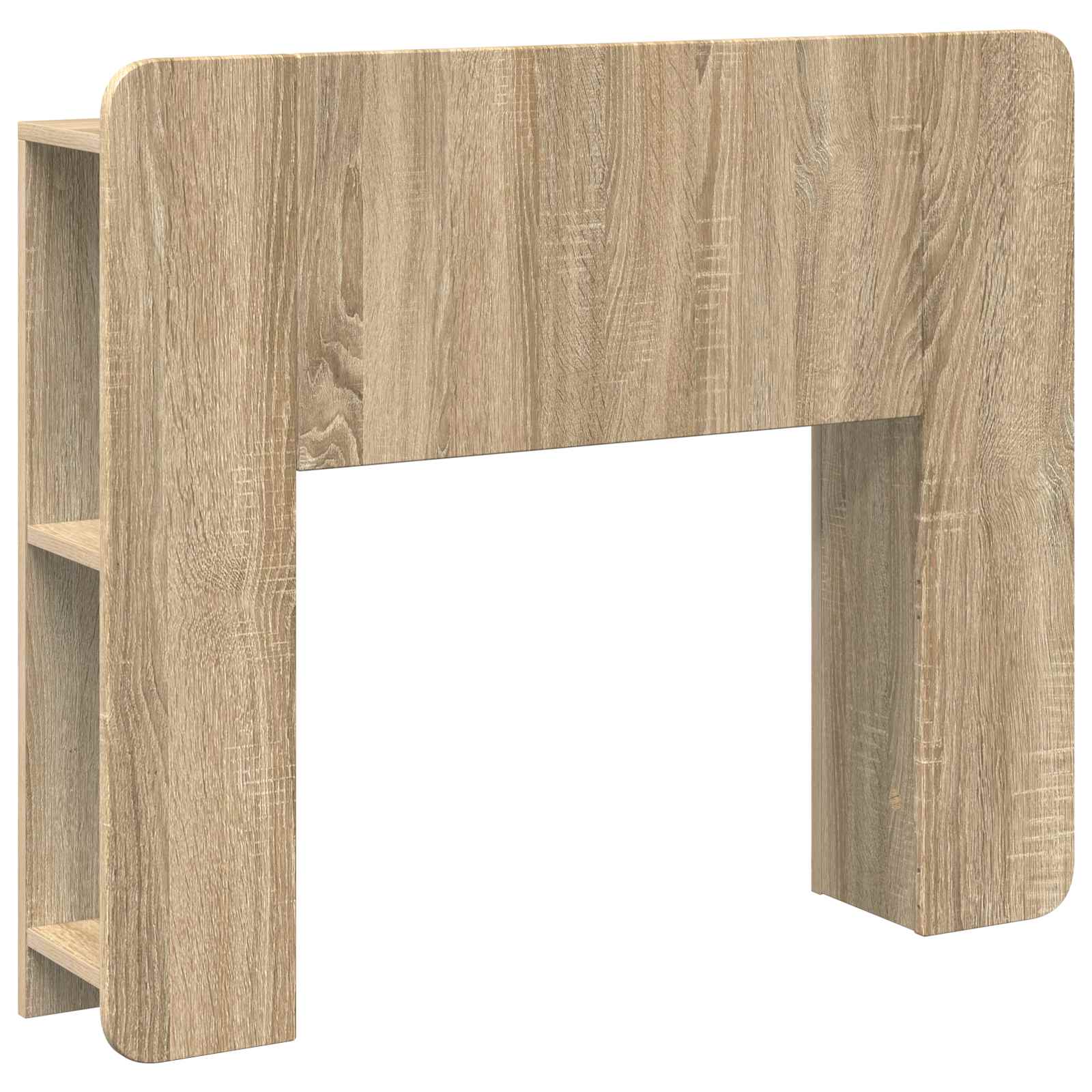 vidaXL Headboard Cabinet with Storage Sonoma Oak Engineered Wood 2