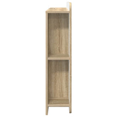 vidaXL Headboard Cabinet with Storage Sonoma Oak Engineered Wood 6