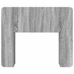vidaXL Headboard Cabinet with Storage Grey Sonoma Engineered Wood 5