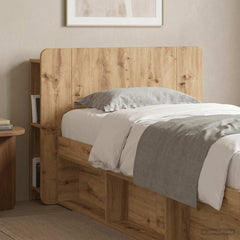 vidaXL Headboard Cabinet Artisan Oak 100 cm Engineered Wood 1