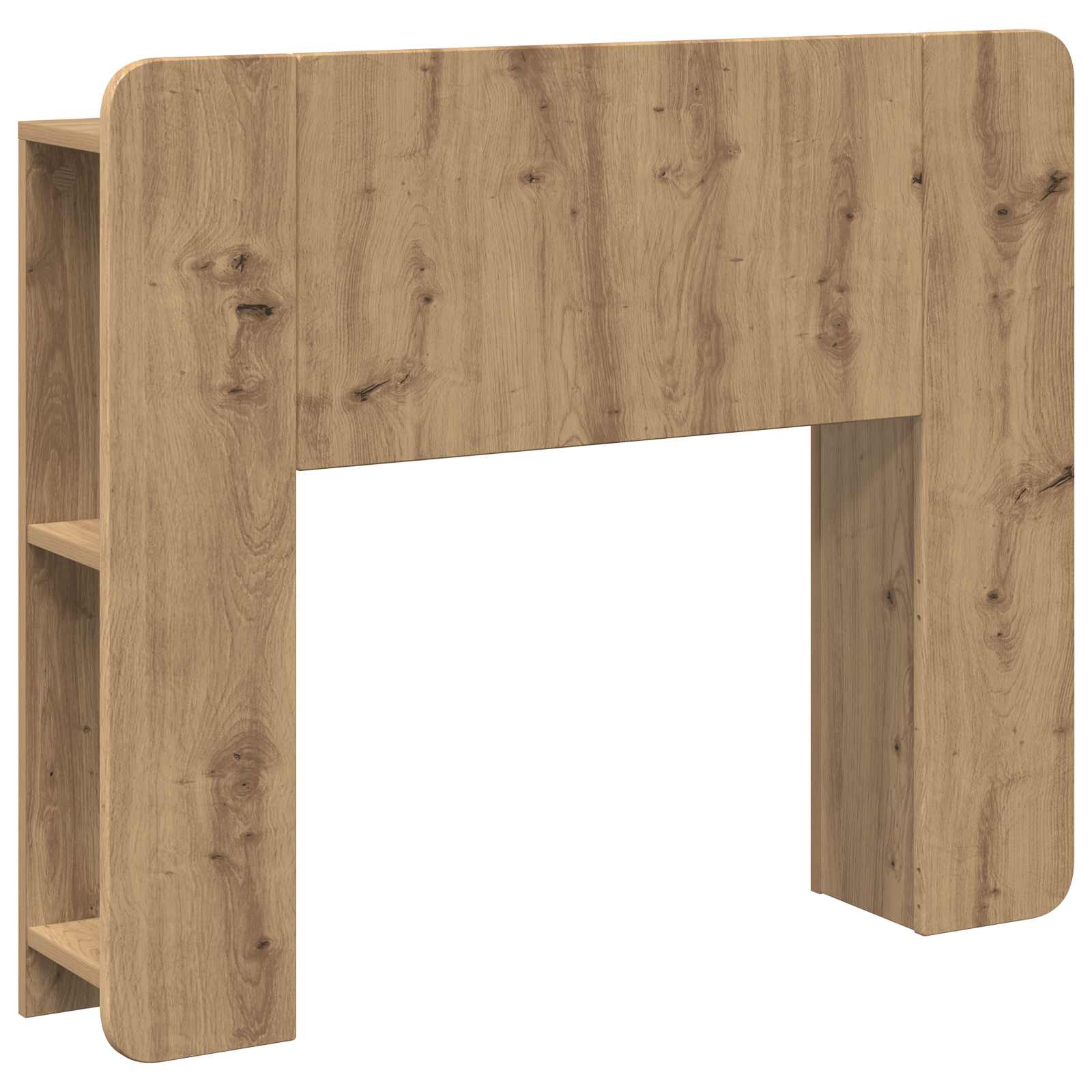 vidaXL Headboard Cabinet Artisan Oak 100 cm Engineered Wood 2