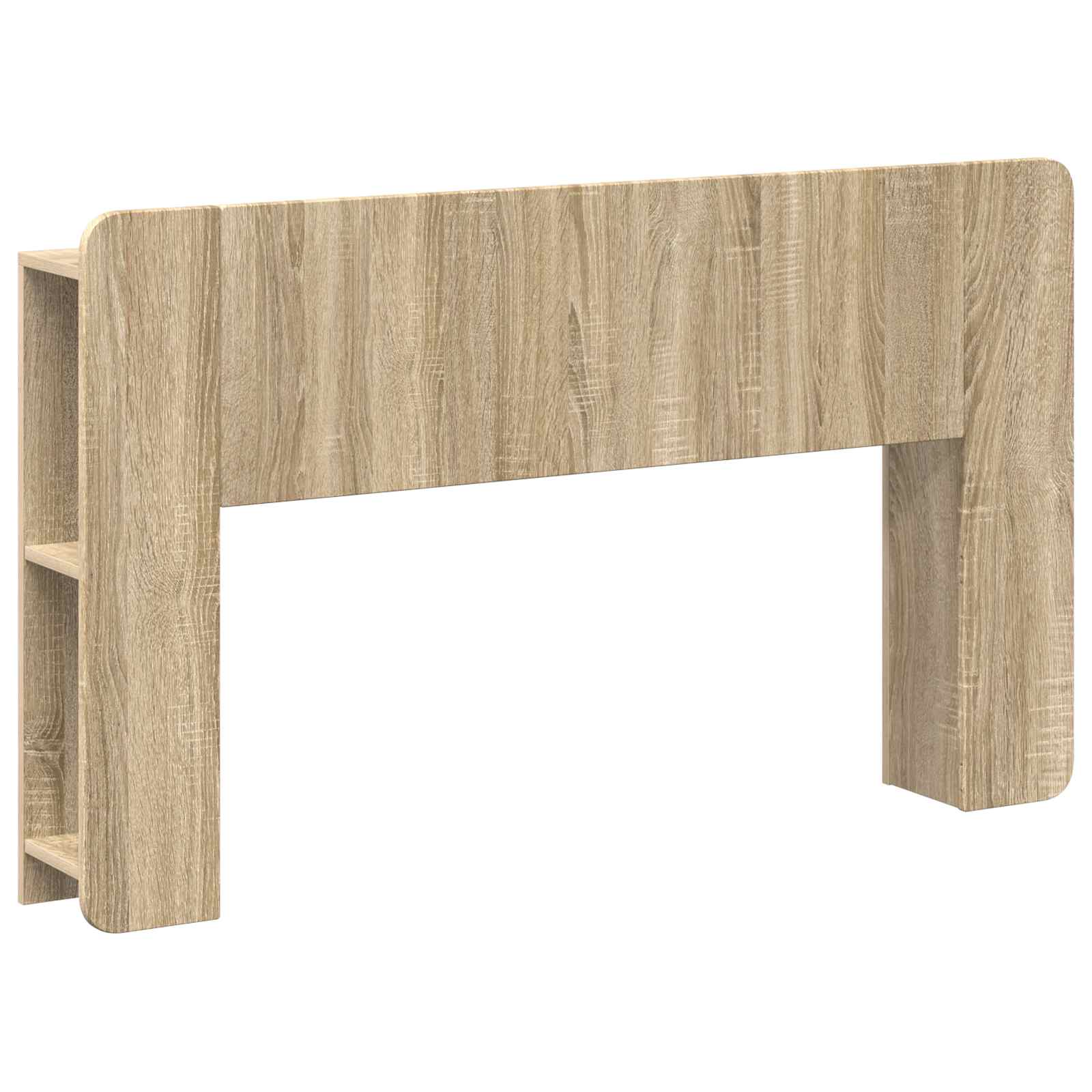 vidaXL Headboard Cabinet with Storage Sonoma Engineered Wood 2