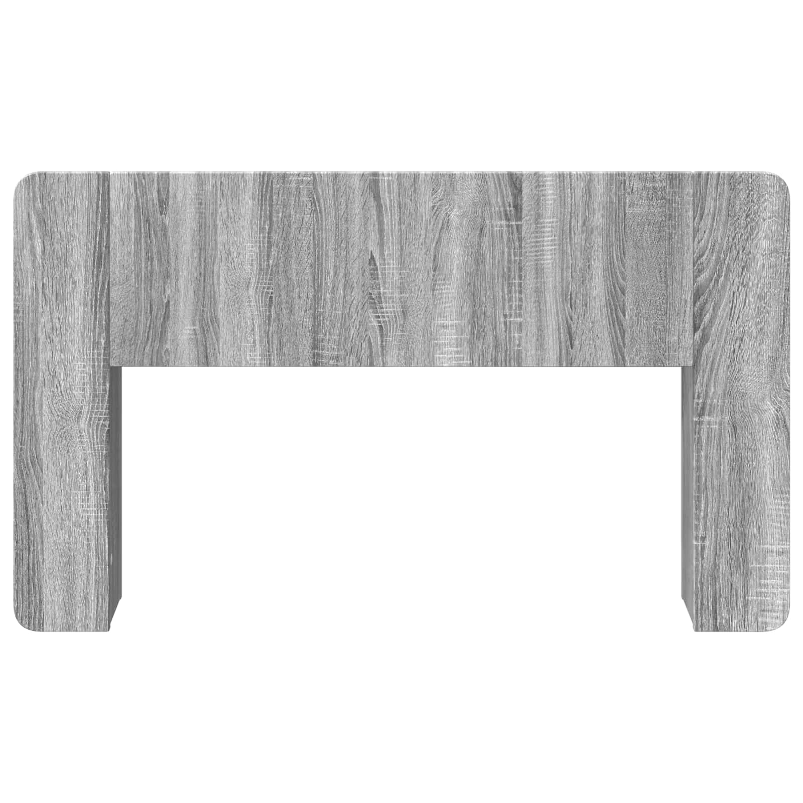 vidaXL Headboard Cabinet with Storage Grey Sonoma Engineered Wood 5