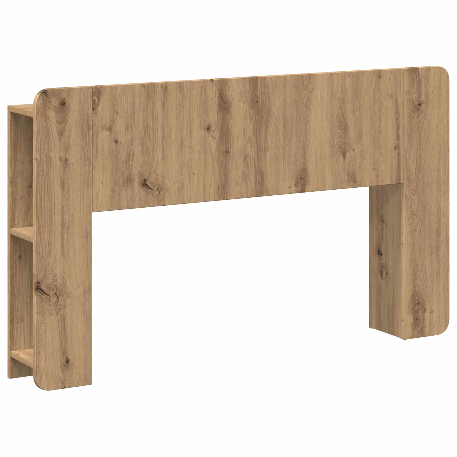 vidaXL Headboard Cabinet Artisan Oak Engineered Wood 2