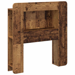 vidaXL Headboard Cabinet with Storage Old Wood Engineered Wood 2