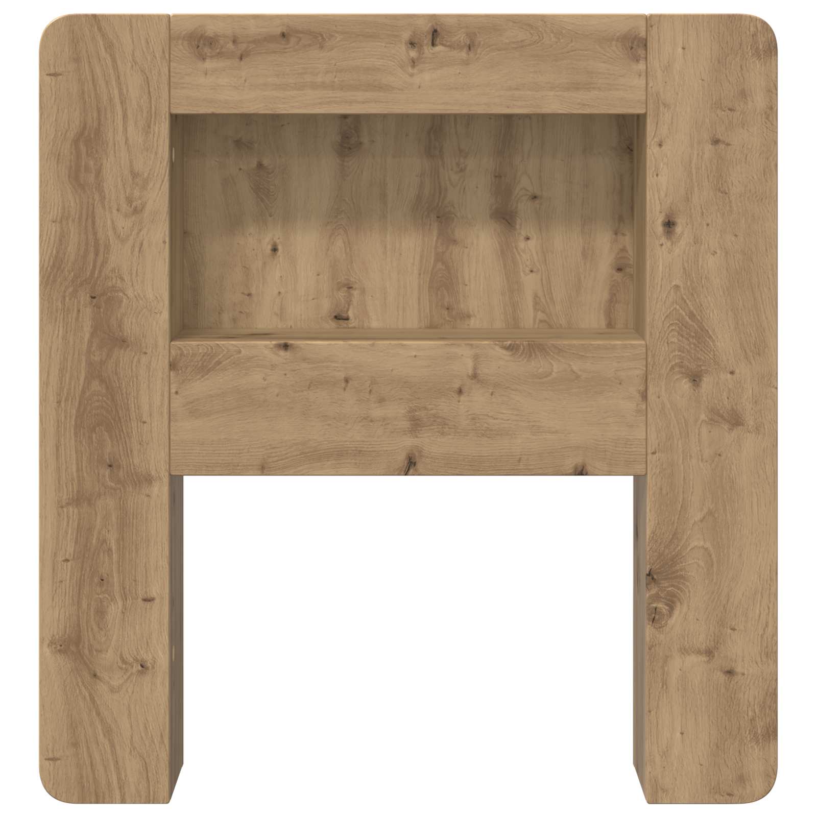 vidaXL Headboard Cabinet Artisan Oak 80 cm Engineered Wood 5