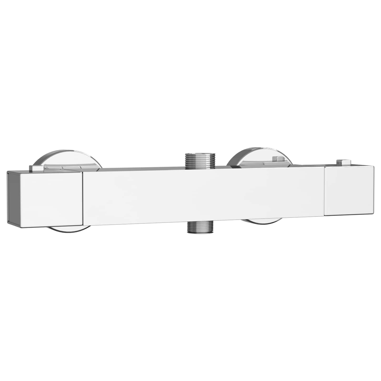vidaXL Thermostatic Shower Mixer Stainless Steel 201 25.5 x 7 x 6 cm 2