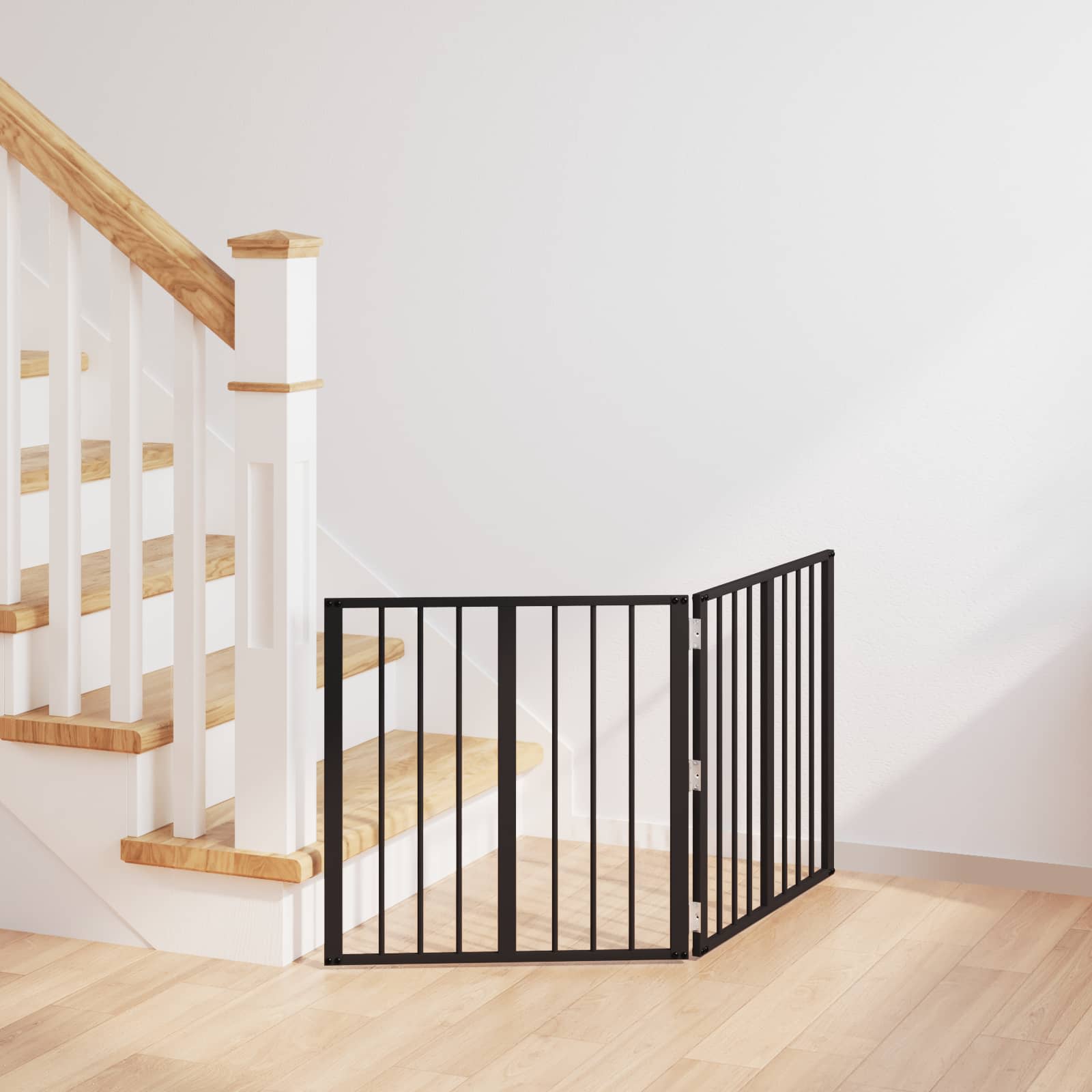 vidaXL Dog Gate 2 pcs Black 60 x 60 cm Galvanised Steel 1