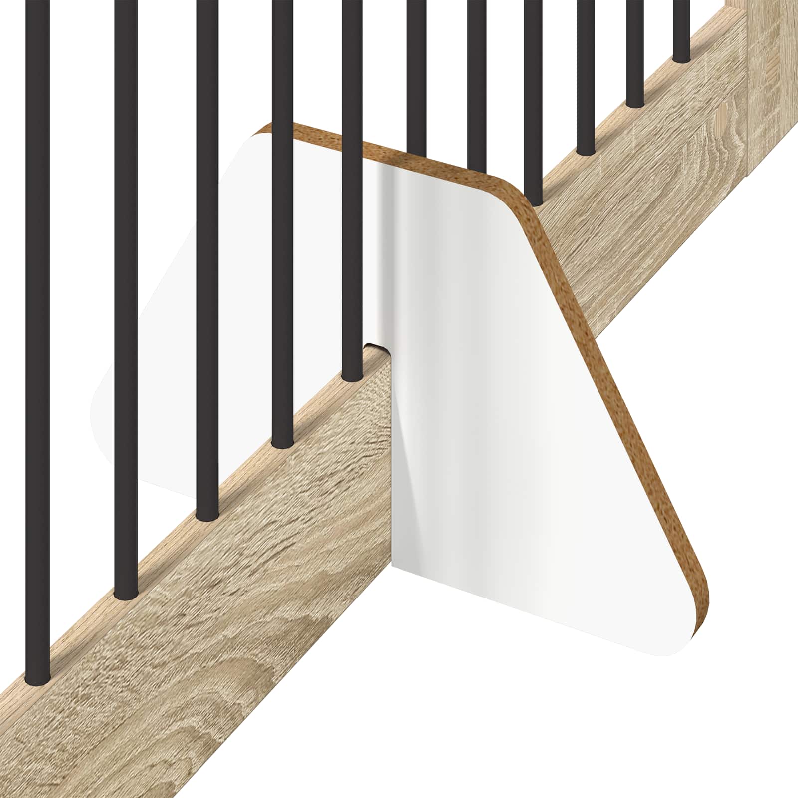 vidaXL Foldable Dog Gate with Stands 2 pcs Sonoma Oak 200.5 cm 6