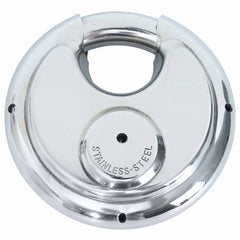 vidaXL Discus Locks with Keys 12 pcs Silver 9 x 2.8 x 9 cm 6