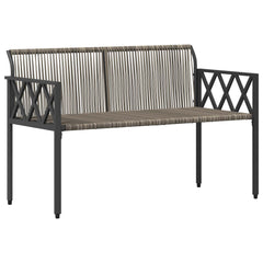 vidaXL Outdoor Benches 2 -Seater 116 x 56 x 75 cm Poly Rattan 4
