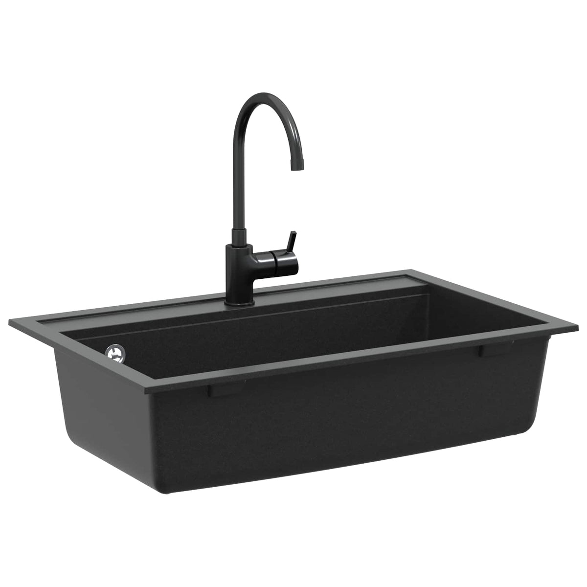 Sink Granite Black 795 mm 505 mm
