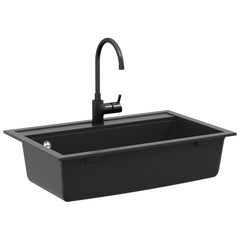 Sink Granite Black 795 mm 505 mm