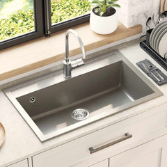Sink Granite Grey 795 mm 505 mm