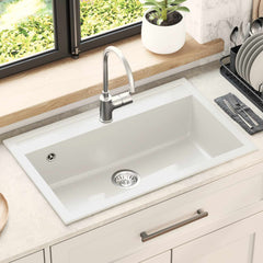 Sink Granite White 795 mm 505 mm