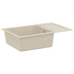 Sink 780 x 500 mm 80% Quartz and 20% Resin Beige 780 mm 480 x 436 mm basin