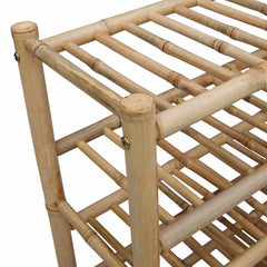 vidaXL Shoe Rack 68 x 28 x 96 cm Bamboo Natural 6