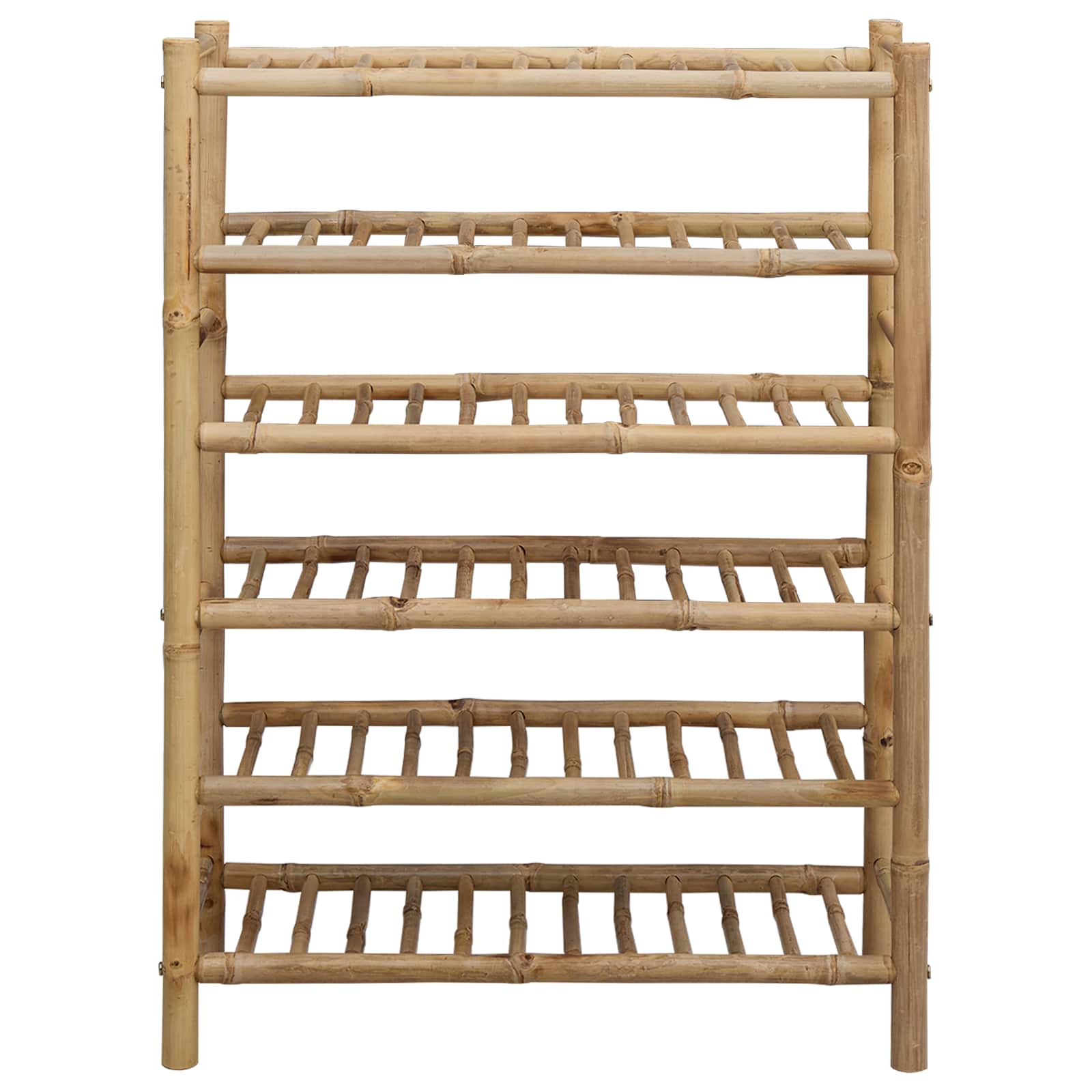 vidaXL Shoe Rack 68 x 28 x 96 cm Bamboo Natural 4