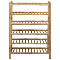 vidaXL Shoe Rack 68 x 28 x 96 cm Bamboo Natural 4
