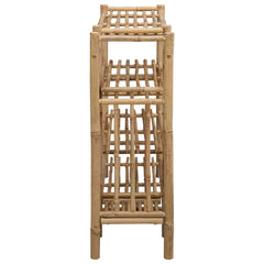 vidaXL Shoe Rack 88 x 27 x 80 cm Bamboo Natural 5