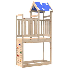 Play Tower Brown 110.5 x 52.5 x 215 cm Solid pine wood