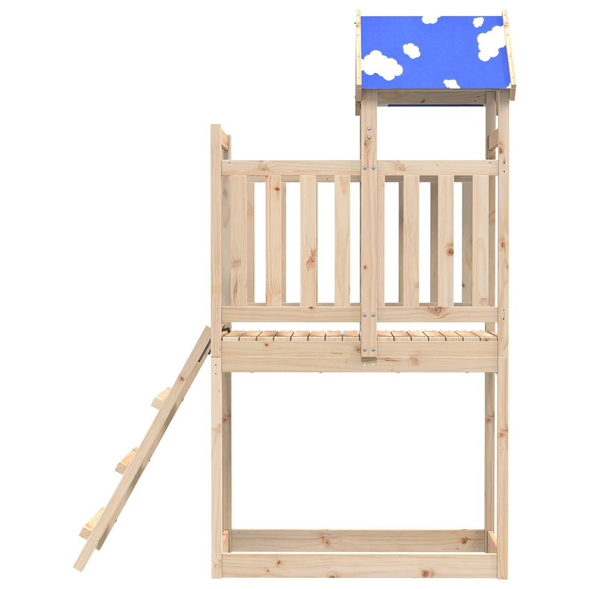 Play Tower Brown 52.5 x 110.5 x 215 cm Solid pine wood