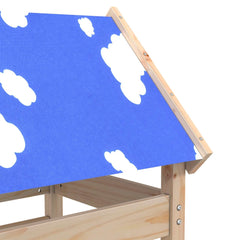 Play Tower Brown 85 x 52.5 x 239 cm Solid pine wood