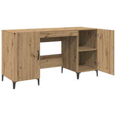 Desk 140x50x75 cm Engineered Wood Artisan oak