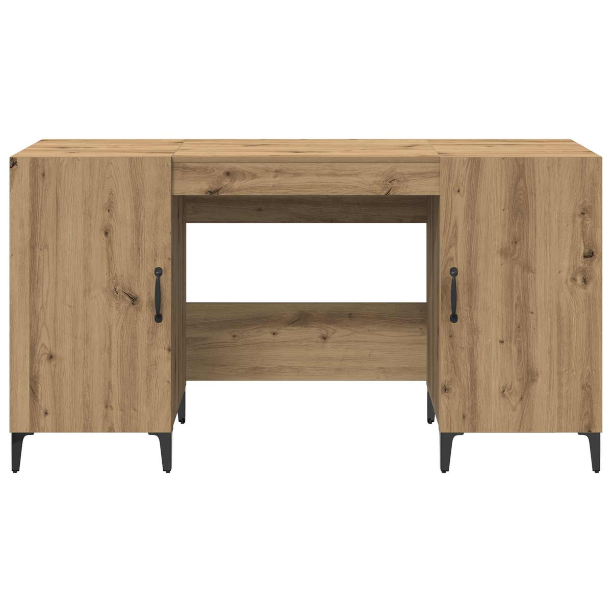 Desk 140x50x75 cm Engineered Wood Artisan oak
