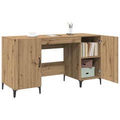 Desk 140x50x75 cm Engineered Wood Artisan oak