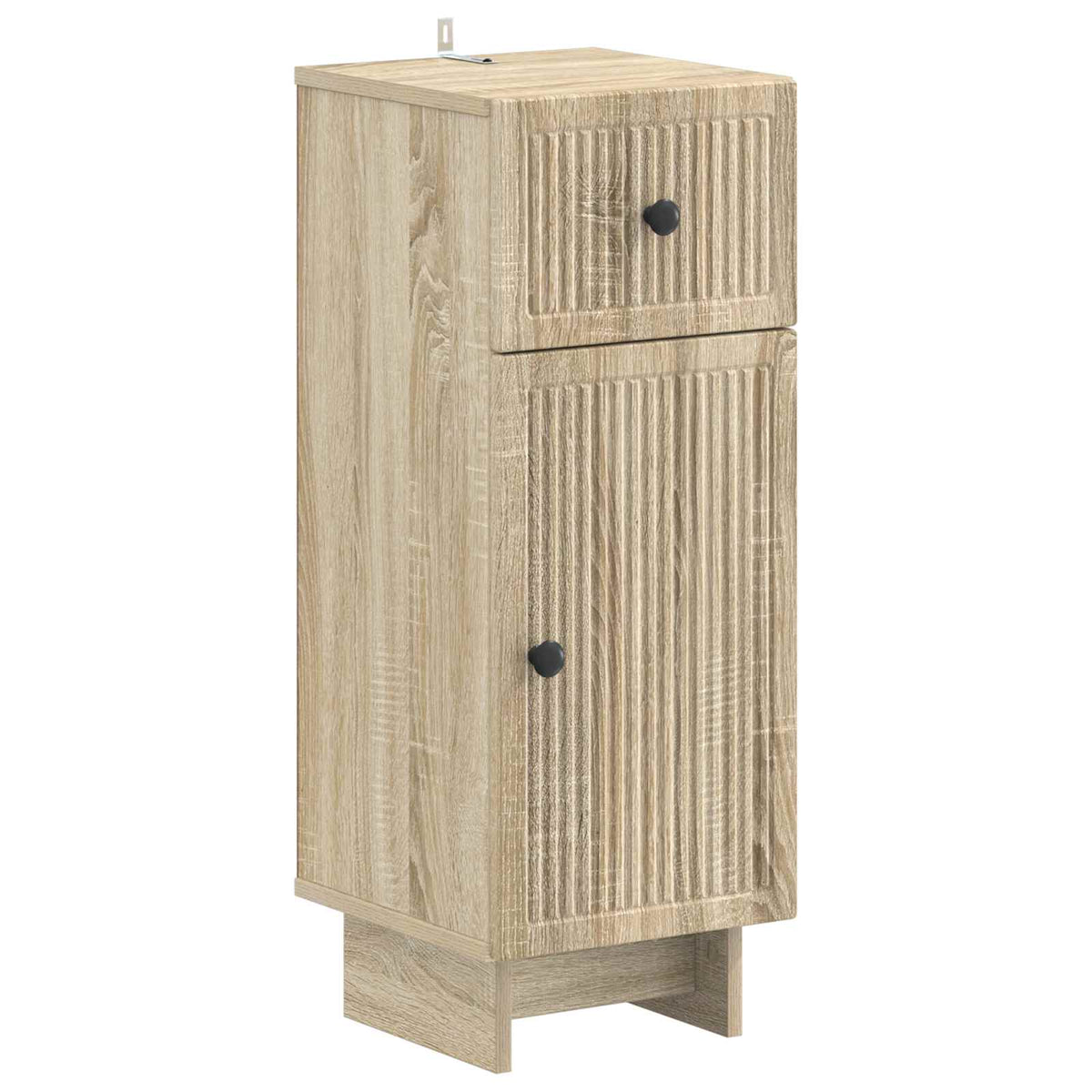 Bathroom Cabinet EDE Sonoma Oak Vertical stripes