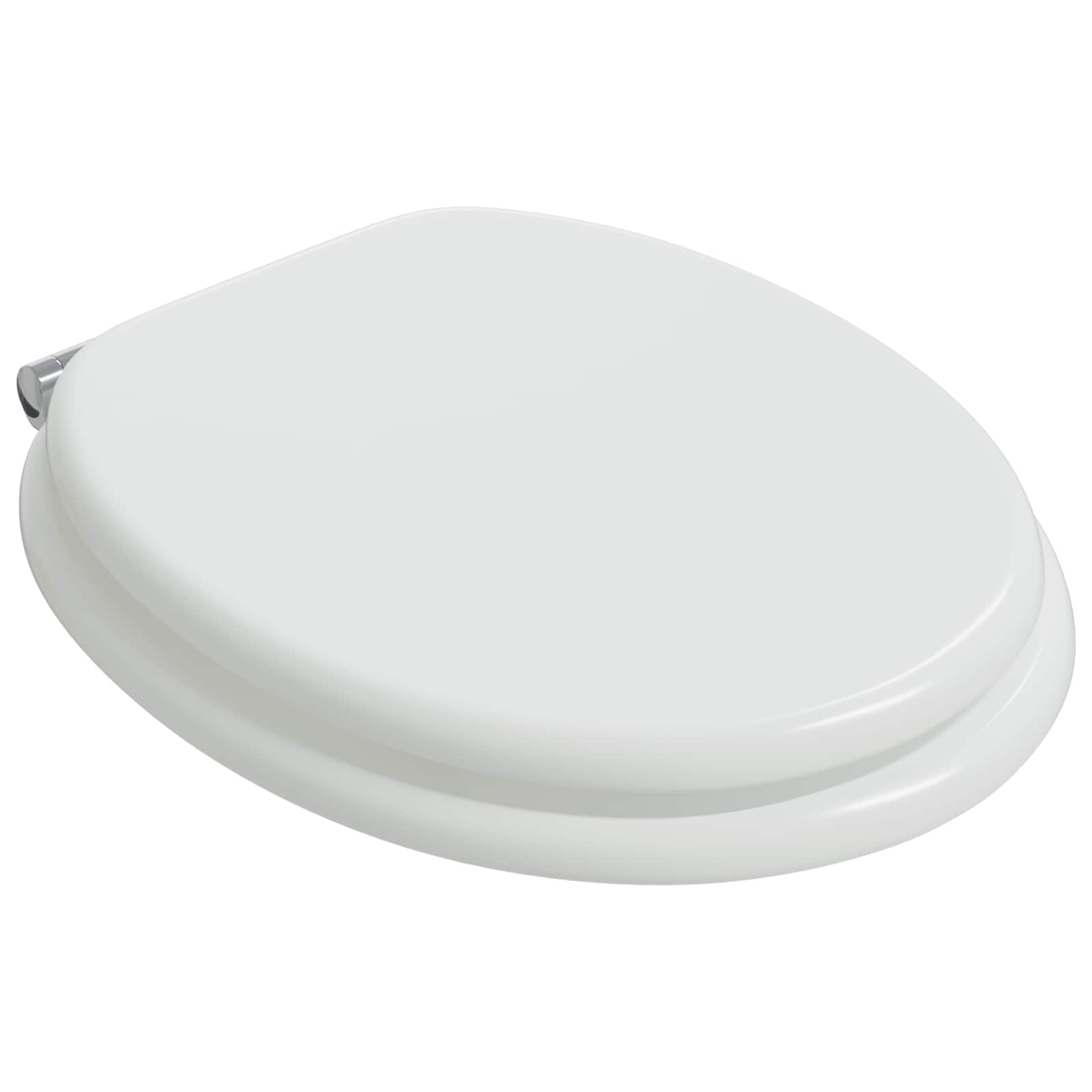 vidaXL Soft-Close Toilet Seat White 44 x 38 cm MDF board 2