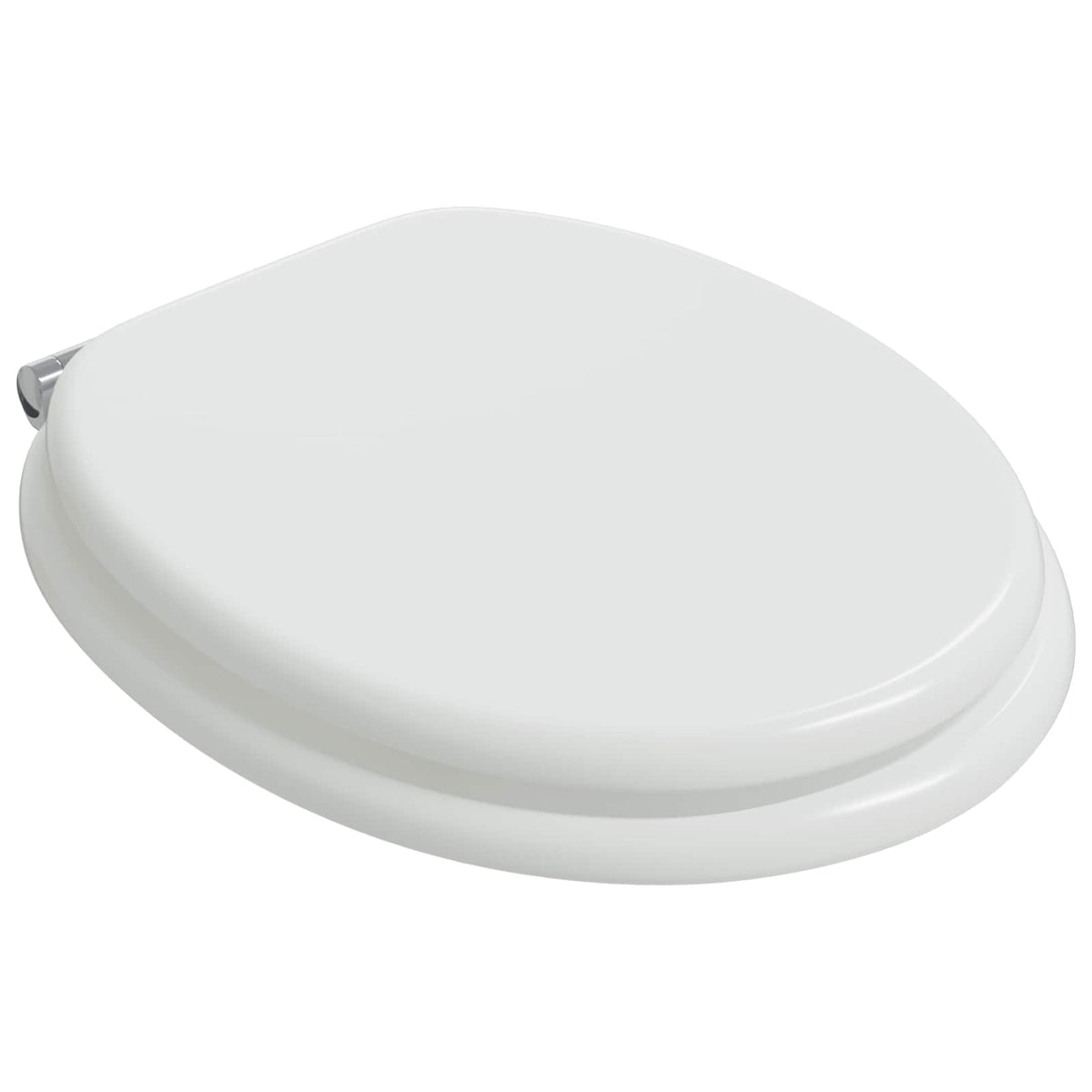 Toilet Seat Blue 44 x 38 cm Engineered Wood 1 Yes Plain white