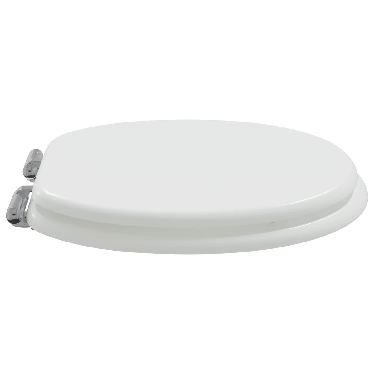 Toilet Seat Blue 44 x 38 cm Engineered Wood 1 Yes Plain white