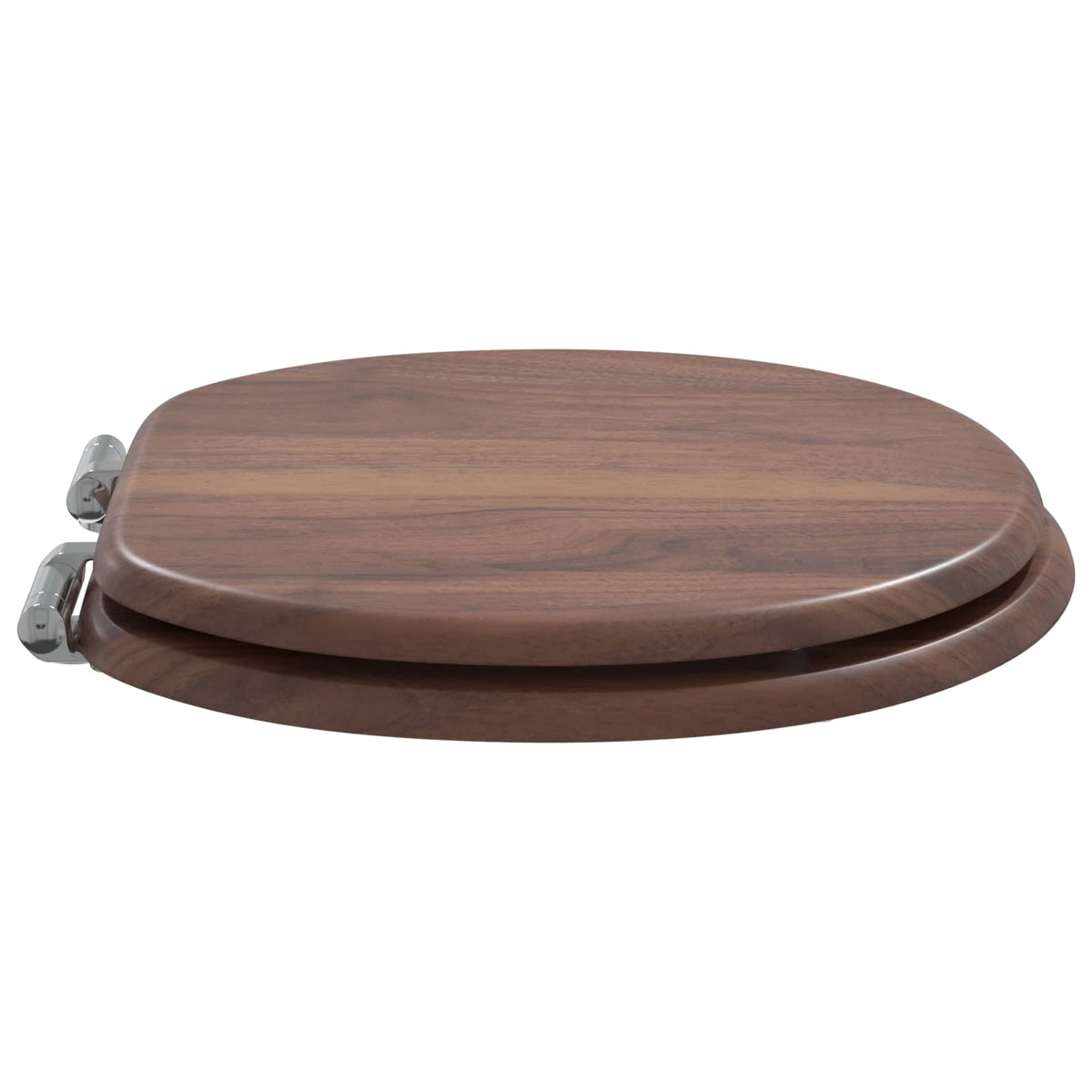 Toilet Seat Blue 44 x 38 cm Engineered Wood 1 Yes Plain brown