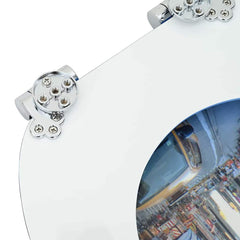 vidaXL Soft-Close Toilet Seat Multicolour 44 x 38 cm MDF board 6