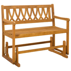 vidaXL Garden Glider Bench Natural 110 x 59 x 97 cm Solid Acacia Wood 2