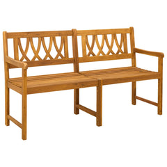 vidaXL Outdoor Bench Natural 150 x 55.5 x 90 cm Solid Acacia Wood 2