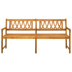 vidaXL Outdoor Bench Natural 180 x 55.5 x 90 cm Solid Acacia Wood 3