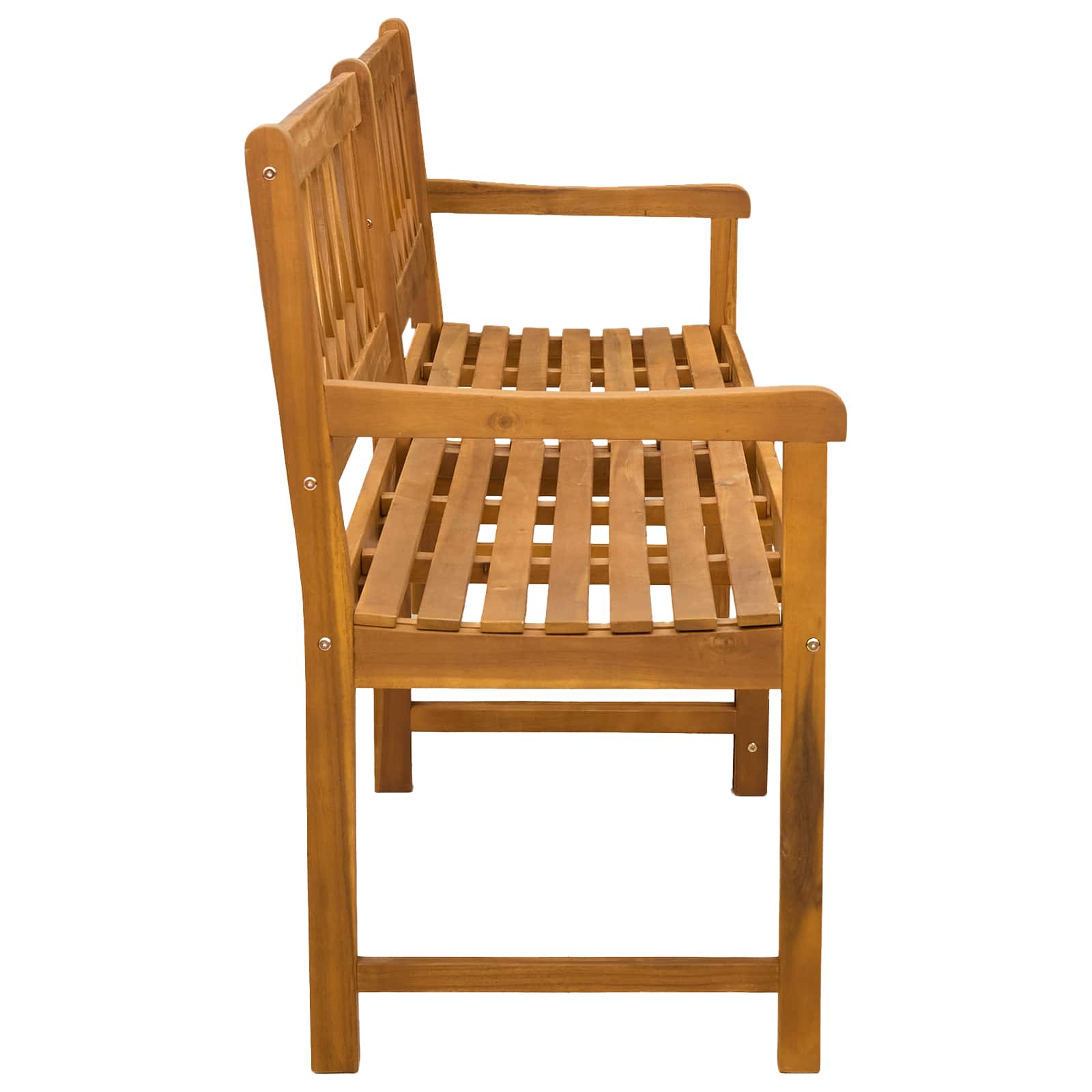 vidaXL Outdoor Bench Natural 180 x 55.5 x 90 cm Solid Acacia Wood 4
