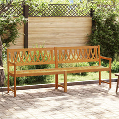 vidaXL Outdoor Bench Natural 220 x 55.5 x 90 cm Solid Acacia Wood 1
