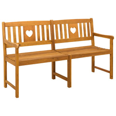 vidaXL Outdoor Bench Natural 150 x 55.5 x 90 cm Solid Acacia Wood 2
