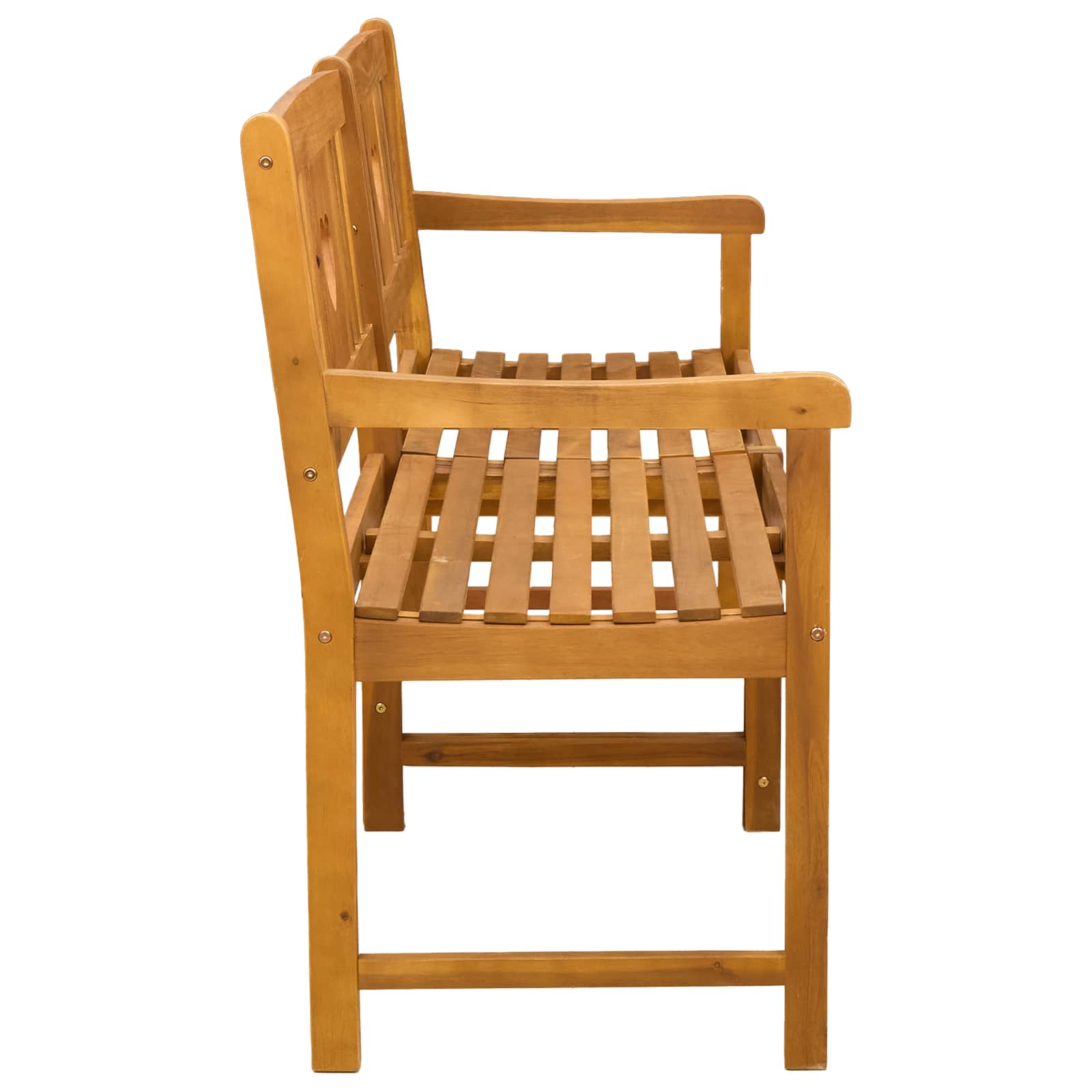 vidaXL Outdoor Bench Natural 150 x 55.5 x 90 cm Solid Acacia Wood 4