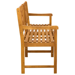 vidaXL Outdoor Bench Natural 150 x 55.5 x 90 cm Solid Acacia Wood 4