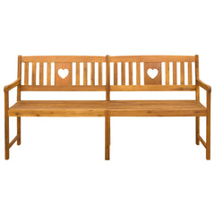 vidaXL Outdoor Bench Natural 180 x 55.5 x 90 cm Solid Acacia Wood 3