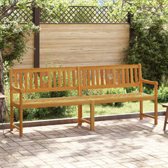 vidaXL Outdoor Bench Natural 220 x 55.5 x 90 cm Solid Acacia Wood 1