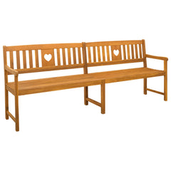 vidaXL Outdoor Bench Natural 220 x 55.5 x 90 cm Solid Acacia Wood 2