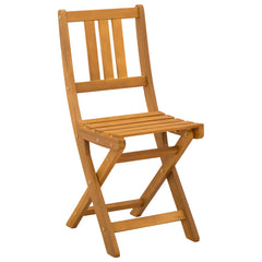 Garden Chair Solid Acacia Wood Natural 4