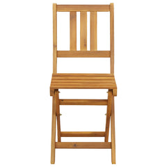 Garden Chair Solid Acacia Wood Natural 4